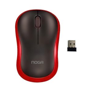 Mouse Wirel,NOGA,NGM-05RJ,Neg-Rojo  2507