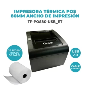 Impresora Termica POS 80mm,USB+RED  2507