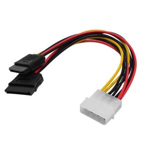 Ad.Fuen.MOLEX 4p-SATA,doble         2509