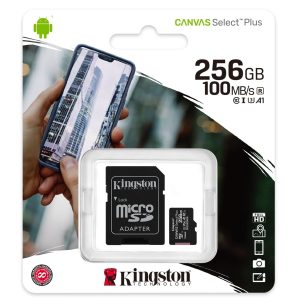 Mem.MicroSD,256GB,KINGSTON,c/adap   2601