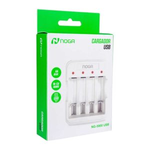 Cargador pilas,USB,AA-AAA,NOGA,NG-5900